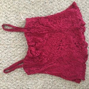 Rue 21 Burgandy Top